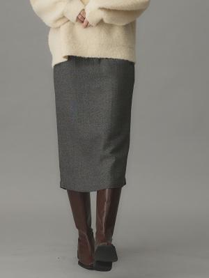 【出産後も長く使える】ウールライクツイードタイトスカート