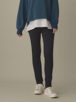 産前産後対応あったか裏シャギーらくちんストレートレギンスパンツ