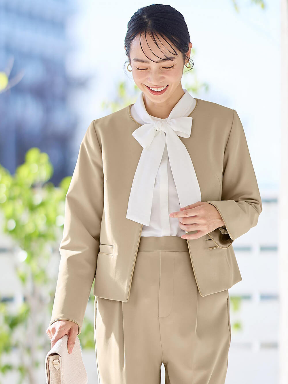 ノーカラージャケット