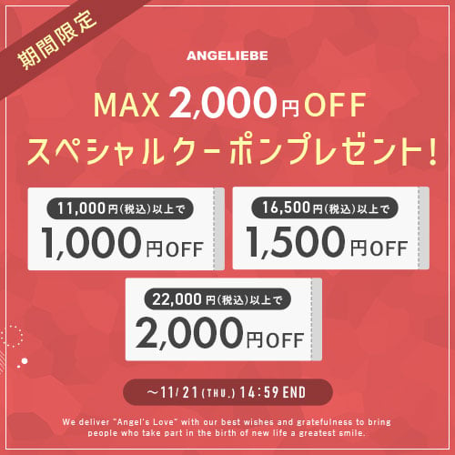  【期間限定】MAX2,000円OFF スペシャルクーポンプレゼント!