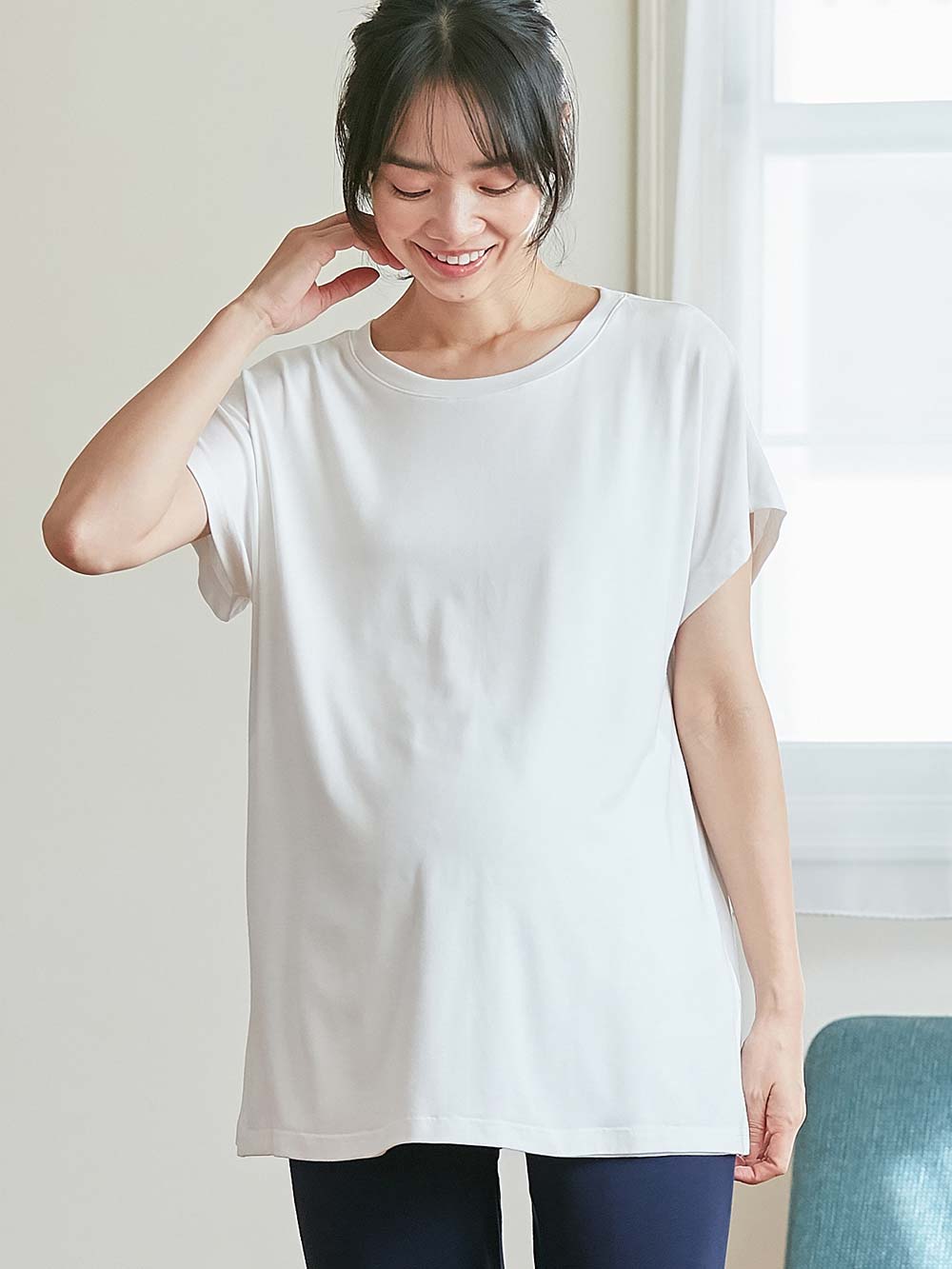 fairy（フェアリー）授乳らくちんドルマンTシャツ マタニティ・産後