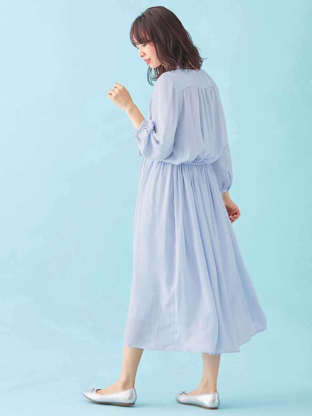 Flowy silk clearance dress filippa k