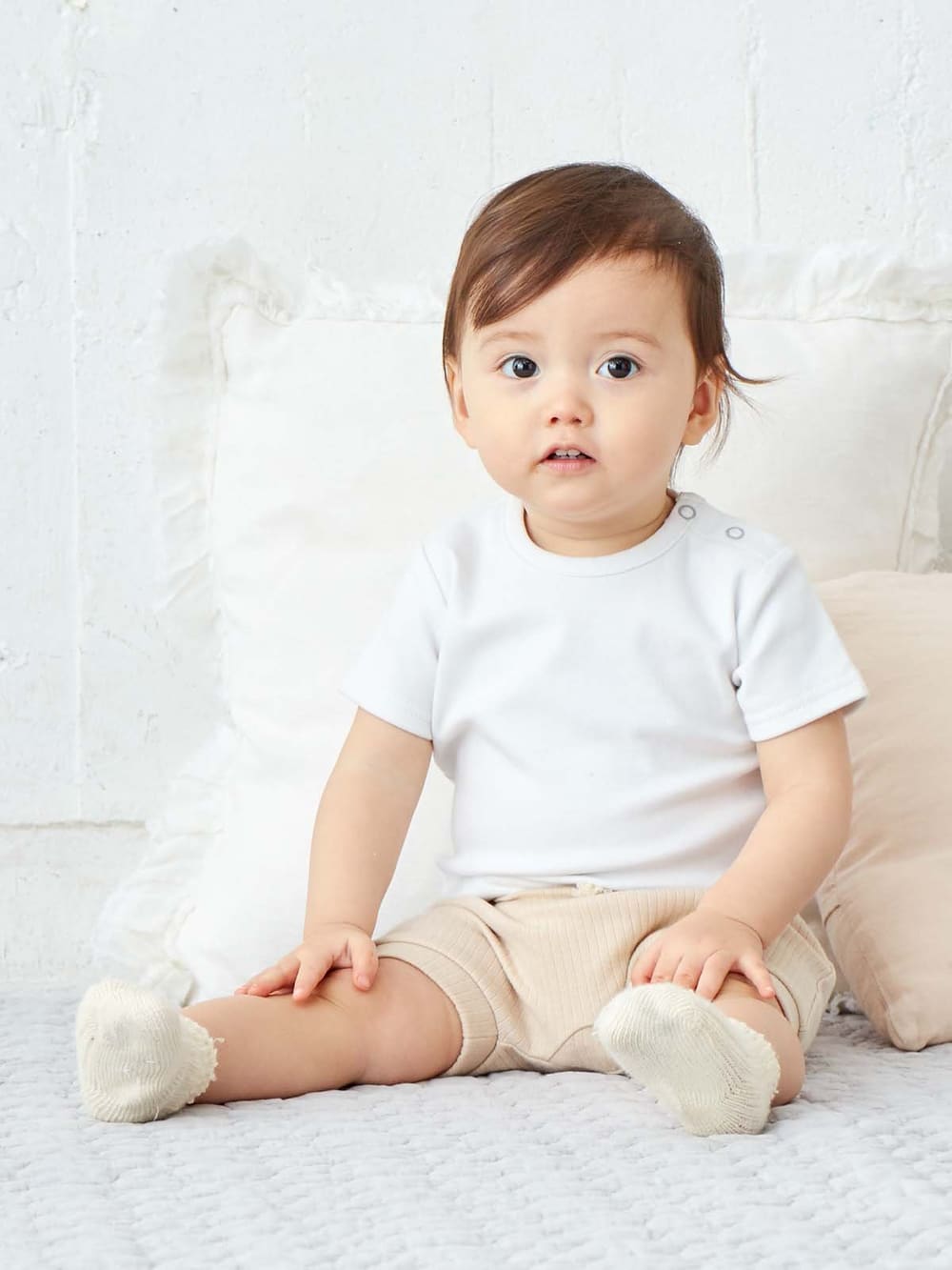 トップス Ampersand コットンリブセットアップ ベビー 新生児 服 ベビー用品通販 エンジェリーベ 公式