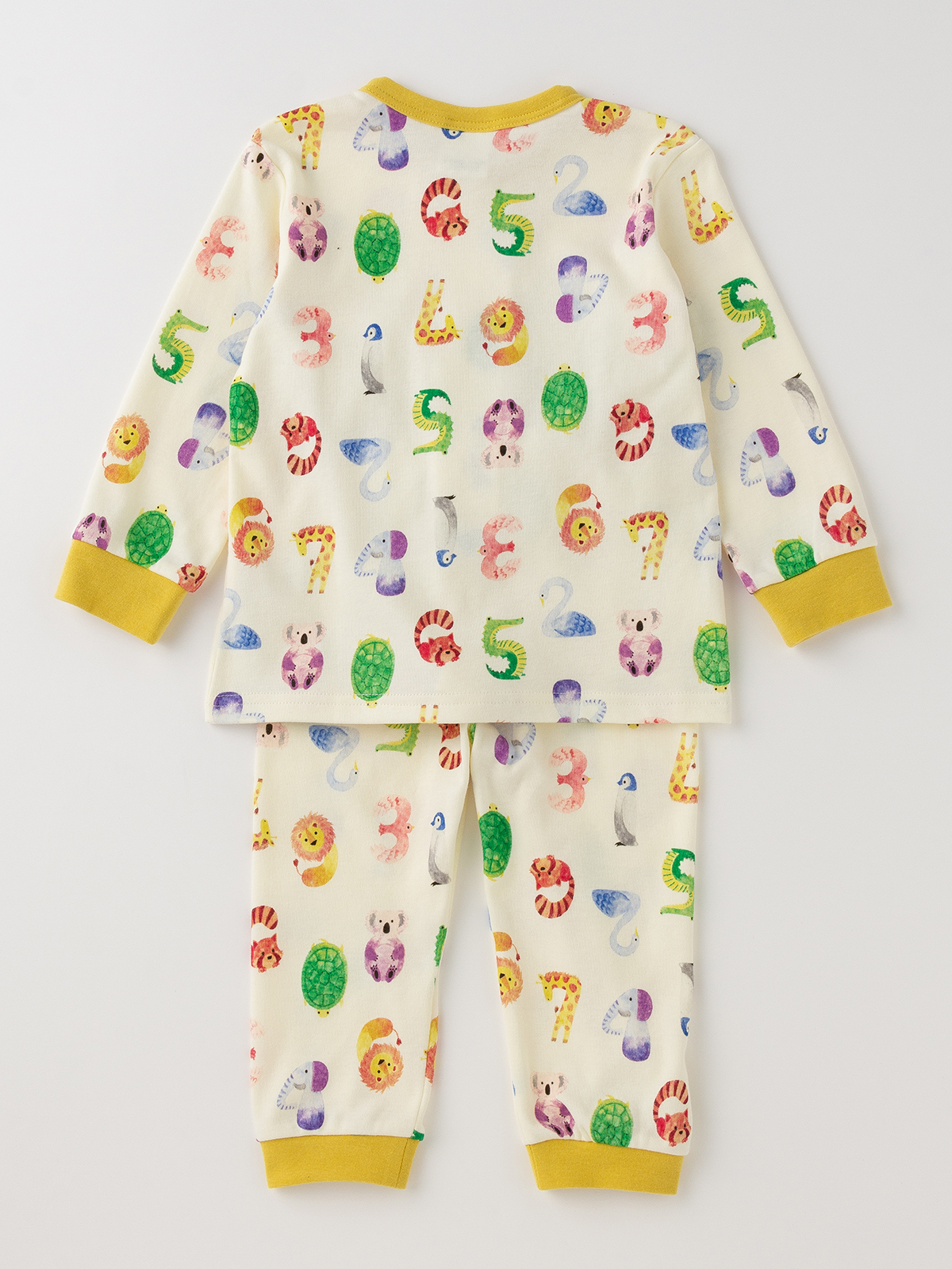 BITZ】どうぶつナンバープリントパジャマ | 赤ちゃん パジャマ 