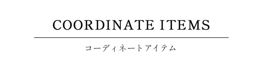 コーディネートアイテム